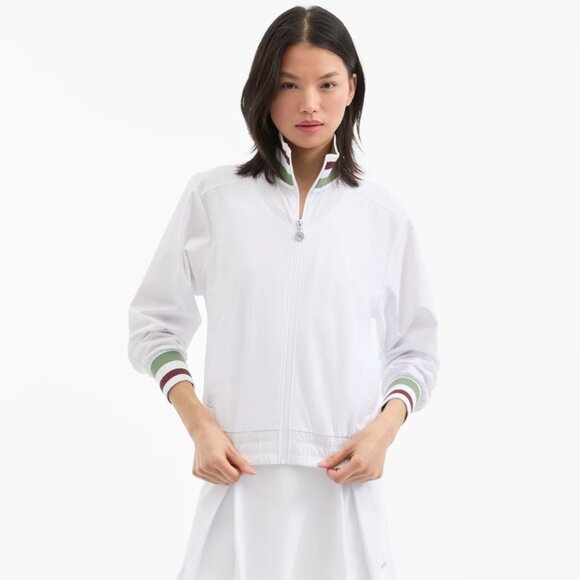VERONICA BEARD x HEAD Volley Track Jacket White $298 Like New Small - Picture 3 of 6